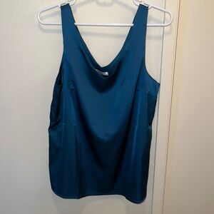 Teal Sleeveless Women's Top